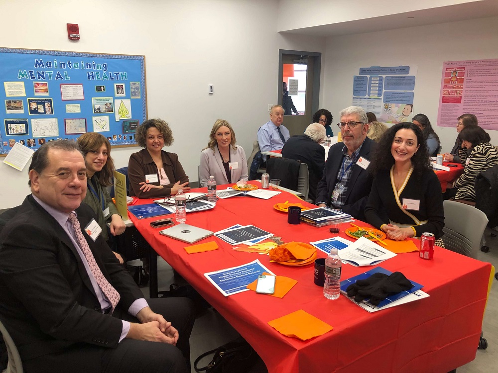 Faculty members of Touro College's School of Health Sciences gathered for a school-wide research retreat on Feb. 12.