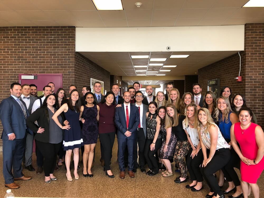 Students in the School of Health Sciences Doctorate of Physical Therapy program delivered their final research presentations in May.