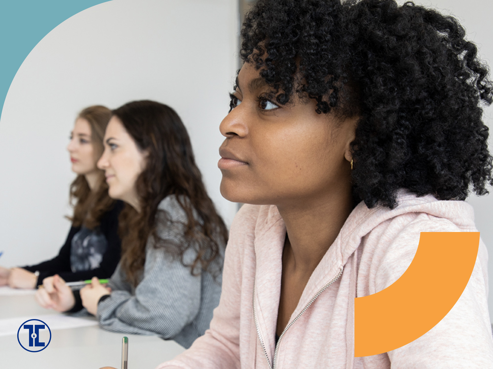 college students sitting in class