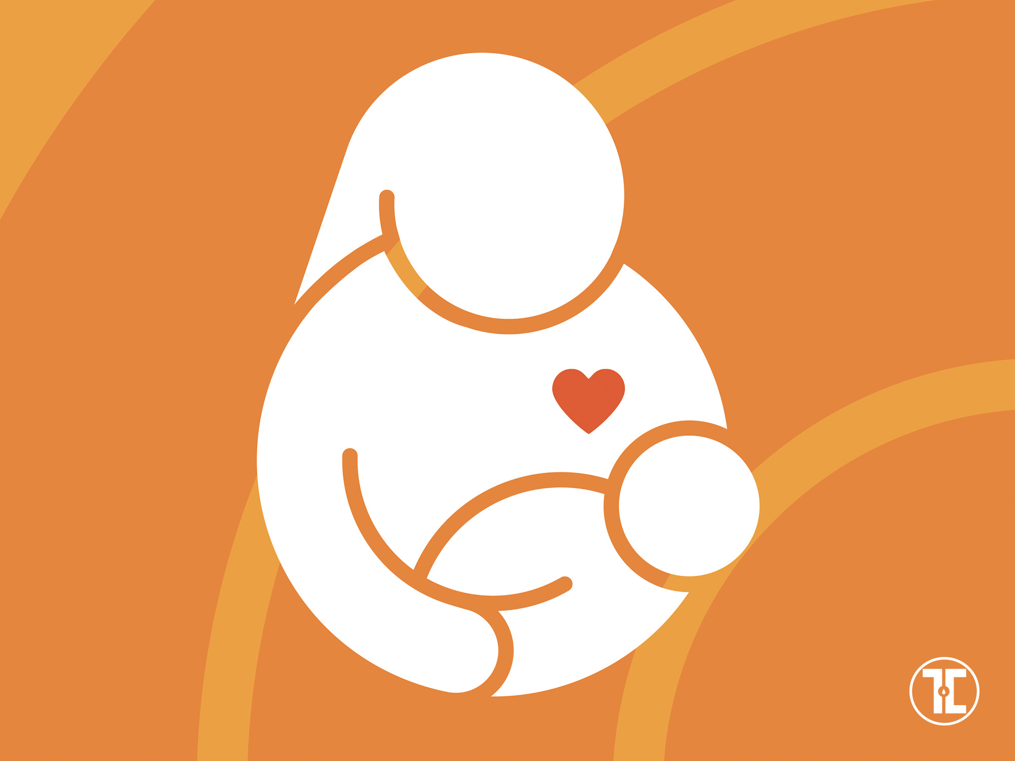 Elizabeth Noble - Woman taking care of baby icon