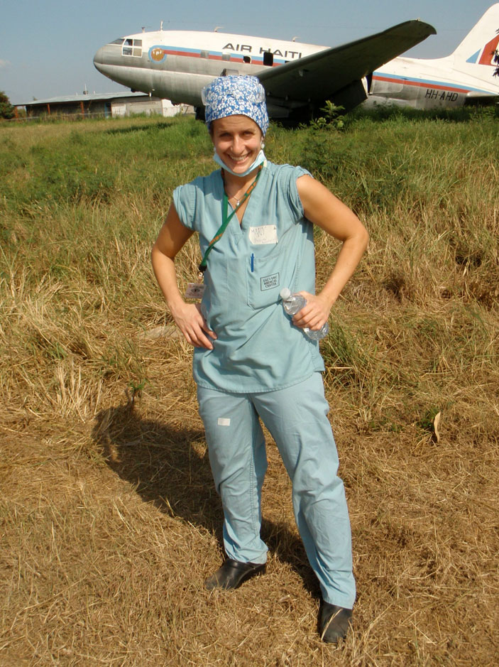 Mary Showstark landed in Haiti shortly after the 7.0 earthquake in February 2010. 